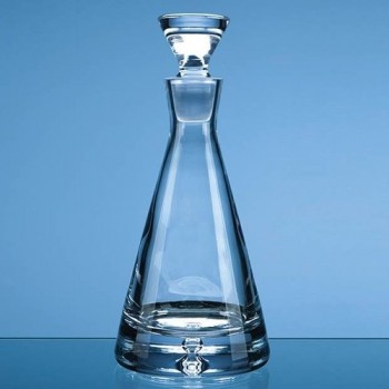 Bubble Base Pyramid Decanter