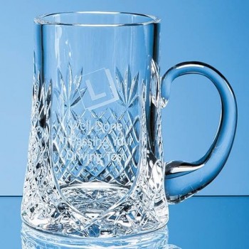 Lead Crystal Panel Tankard